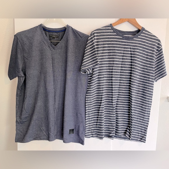 J. Crew Other - Bundle of 2 blue tees (J.Crew and Truth Substance)
